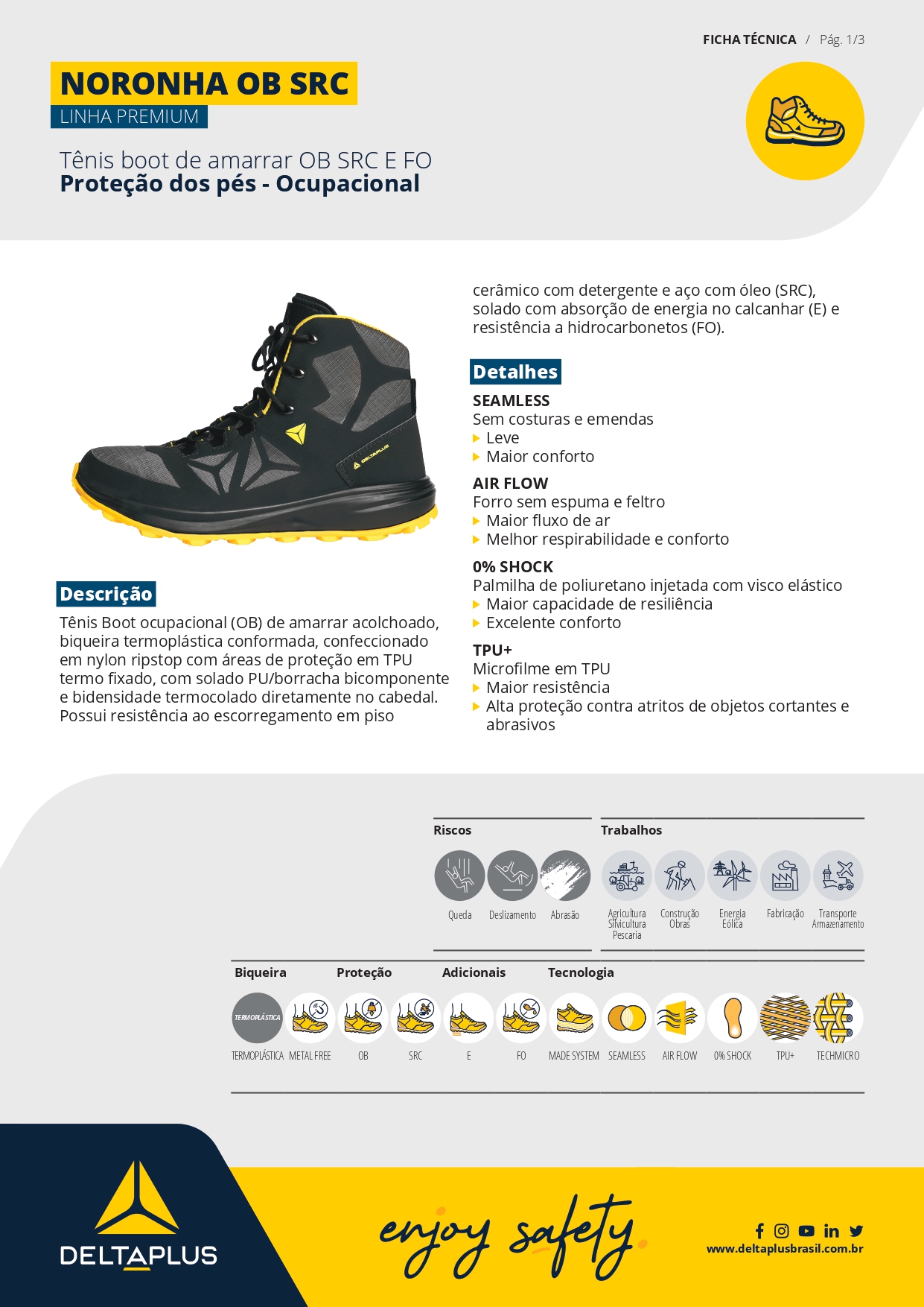 BOTA  NORONHA  43 - DELTA PLUS